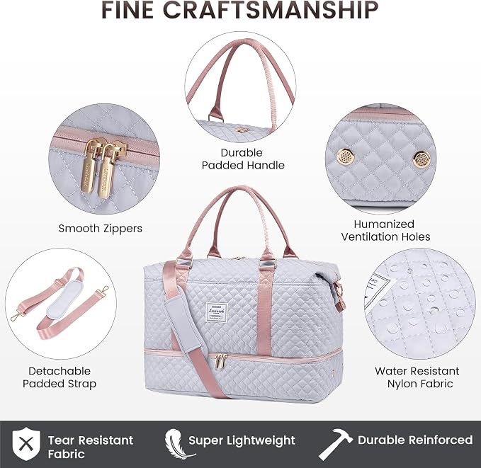 LOVEVOOK Travel Duffle Bag, Weekender Bags - Image 8