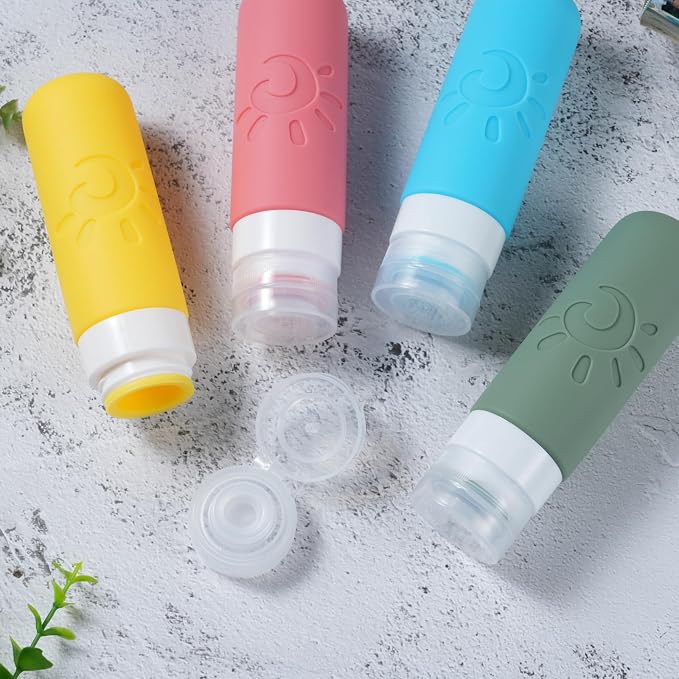 Travel Bottles for Toiletries, TSA Approved Travel Containers 3oz Leak Proof - Image 3