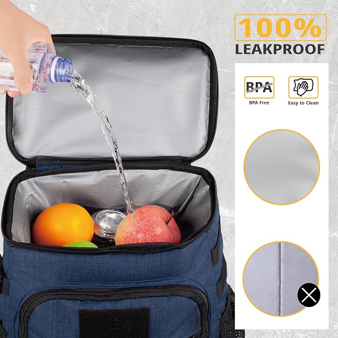 Tactical Backpack Cooler, 25L Cooler Backpack Insulated Leak-Proof, Heavy Duty - Image 7