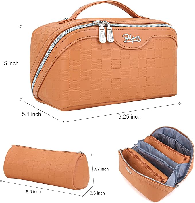 Travel Makeup Bag Organizer Cosmetic Bag: 3 Pcs Set Make up Bags - Image 8
