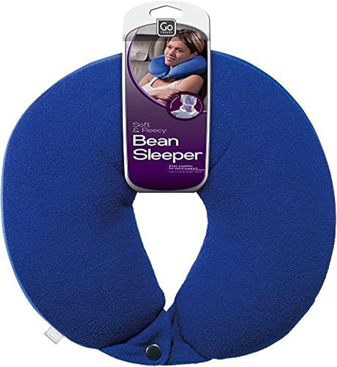 Classic Bean Sleeper, Comfortable Travel Pillow Filled - Image 4