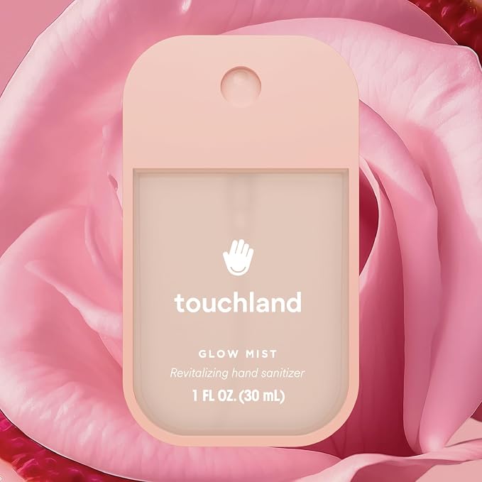 Touchland Glow Mist Revitalizing Hand Sanitizer Spray, Rosewater scented - Image 3