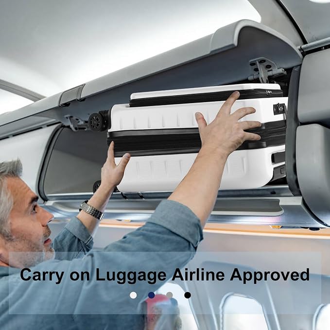 Expandable Carry On Luggage Airline Approved, 20 Inch Lightweight ABS+PC Hard - Image 5