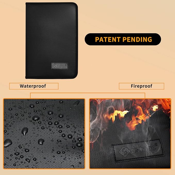 Sdstone Portable Zippered Key Case, Fireproof And Waterproof Key Organizer - Image 4