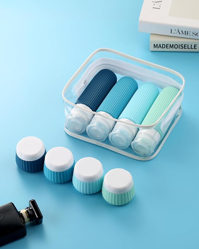 Travel Bottles for Toiletries 8 Pack, Tsa Approved Travel Size Toiletries 3 oz - Image 5