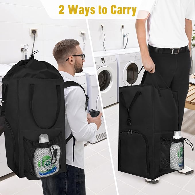 Laundry Bag Backpack Extra Large, 110L Laundry Backpack Heavy Duty - Image 4