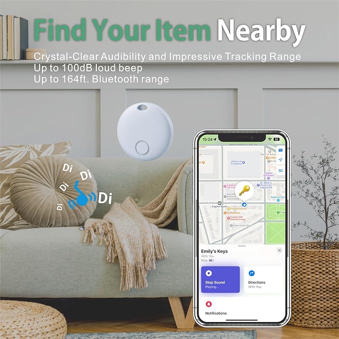 Reyke Smart Tag, Air Tracker Luggage Tracker, Works - Image 3