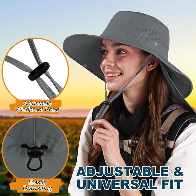 ZOORON Sun Hat for Men Women Fishing Hat - Image 5