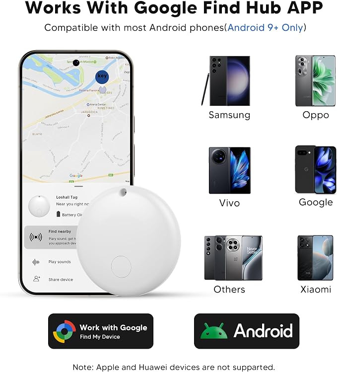 Air Tracker Tag for Android Smart Tag（Not for iOS）Air Tracker Tags-4 pack - Image 2