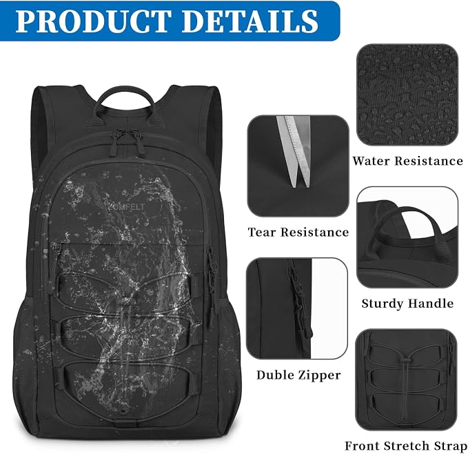 ZOMFELT Hiking Backpack for Women Men, 20L Lightweight Packable Backpack for - Image 4