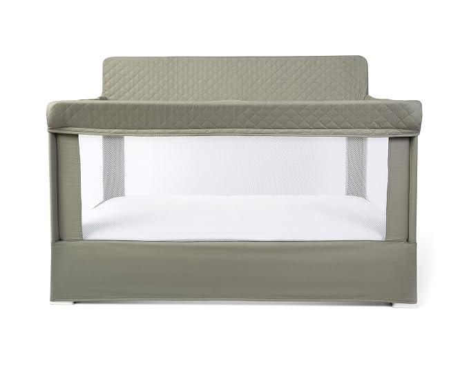 Baby Delight Lunaire Full Size Crib | Breathable Mesh Baby Crib | Tool-Free by BabyDelight