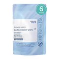 YUNI Beauty Large Body Wipes Super Soft Moist Showerless Wipes that Cleanse & by YUNIBeauty