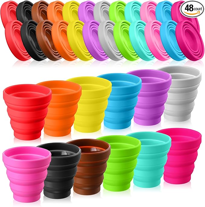 Umigy Silicone Collapsible Cup Without Lids Travel Portable Foldable Cup by Umigy