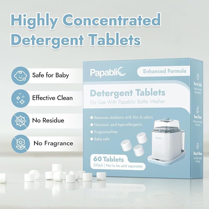 Papablic 60Pcs Official Detergent Soap Tablets - Image 6