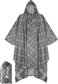 PTEROMY Hooded Rain Poncho for Adult by PTEROMY