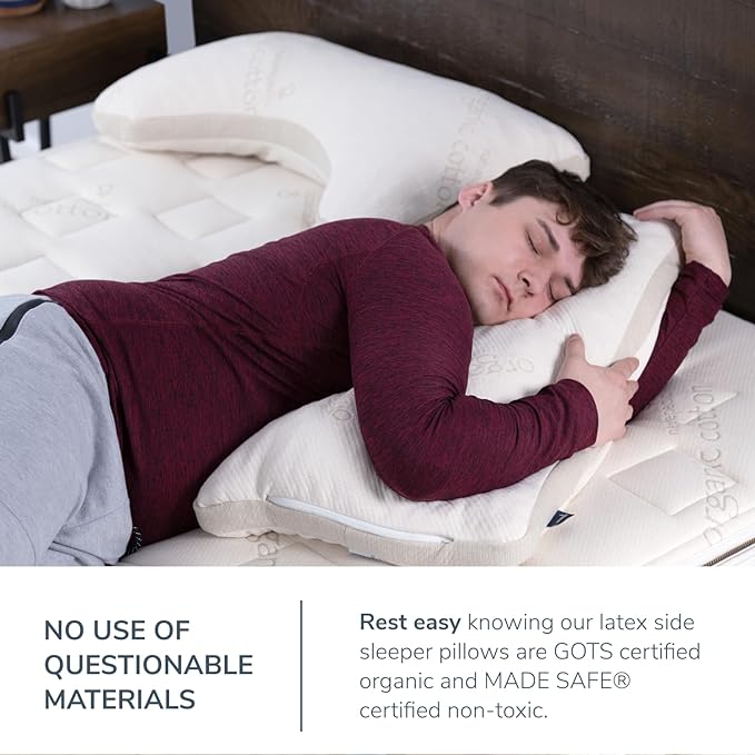 Naturepedic Organic Latex Side Sleeper Pillow - Image 5