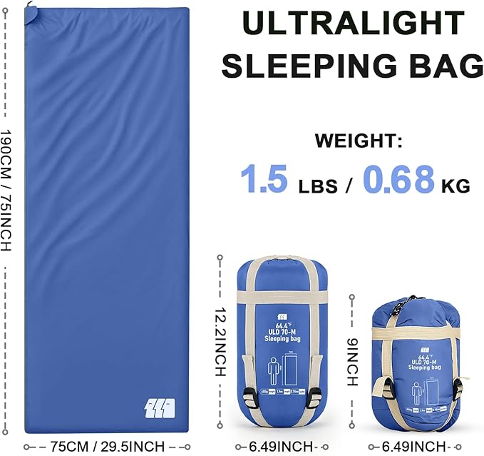 Ultralight Warm Weather Sleeping Bag - Image 6