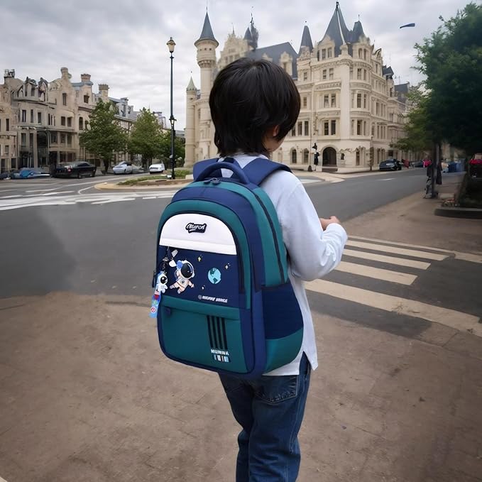 Astronaut-space Backpack for Boys-Girls Elementary Middle School Bookbag - Image 2