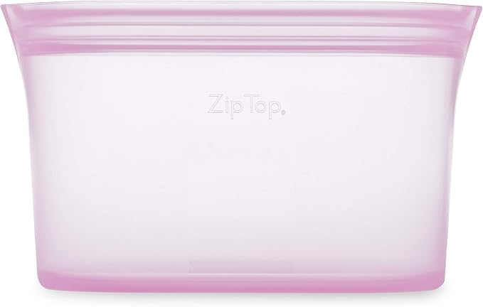 Zip Top Reusable Food Storage Bags | Large Dish | Silicone Meal Prep Container - Image 2