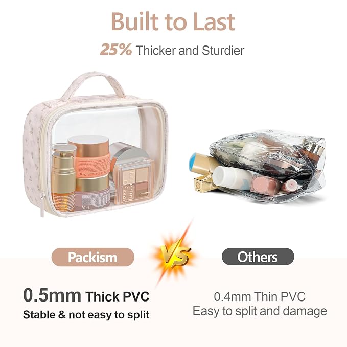 PACKISM Clear Makeup Bag - Image 6