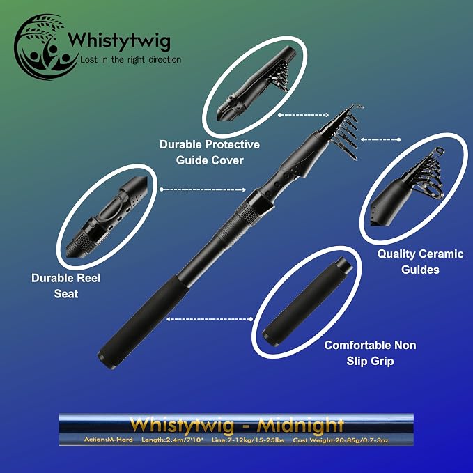 Whistytwig Telescopic Fishing Rod - Image 5