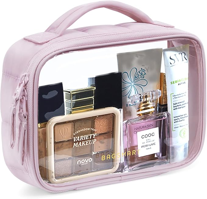 BAGSMART TSA-Approved Clear Toiletry Bag by BAGSMART