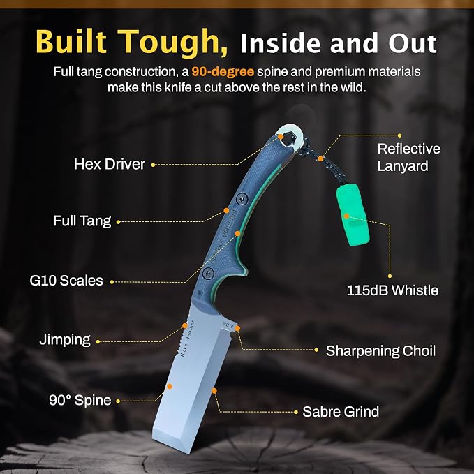 OUTDOOR ELEMENT Flicker Feather Knife Wise Owl GLOW - Image 5