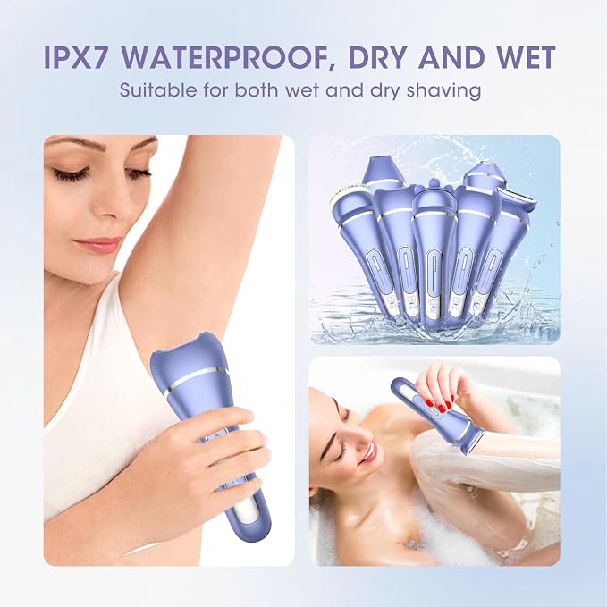 Electric Shavers for Women, 7 in 1 Hair Removal Kit - Image 5