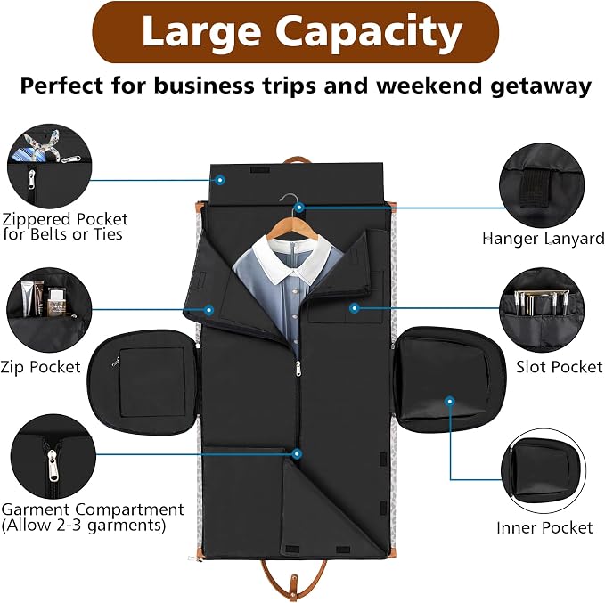 Convertible Garment Duffel Bag for Travel - Image 3
