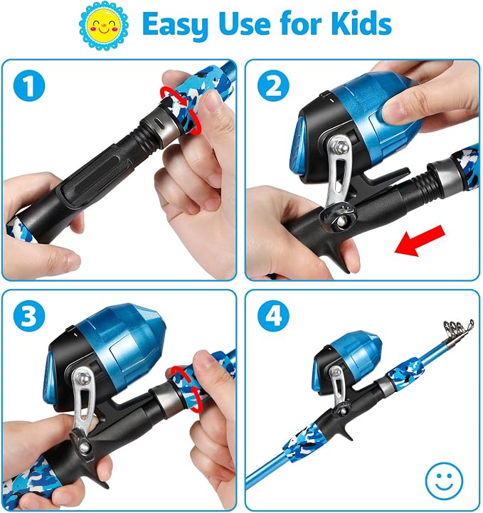 PLUSINNO Kids Fishing Pole - Image 4
