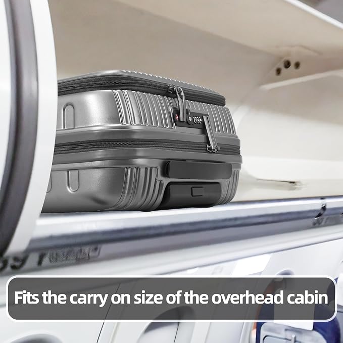 2 Pieces 20/29 Luggage Sets, 20 Inch Cabin Luggage - Image 4