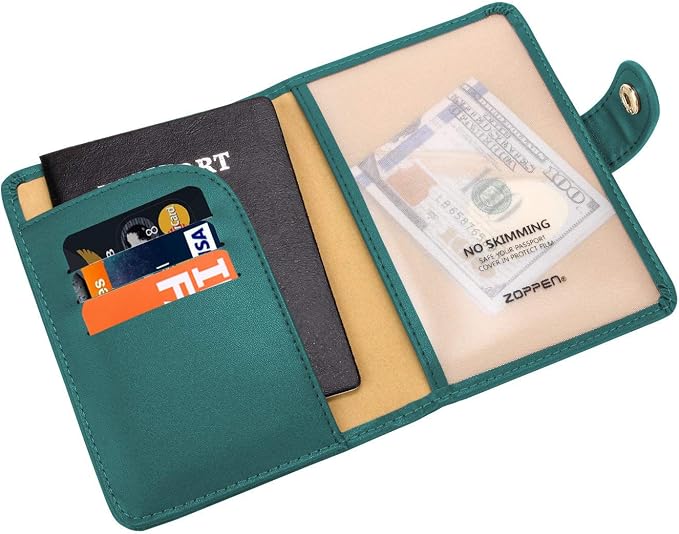 ZOPPEN Passport Holder Women, Passport Cover Travel Wallet Rfid Blocking - Image 3