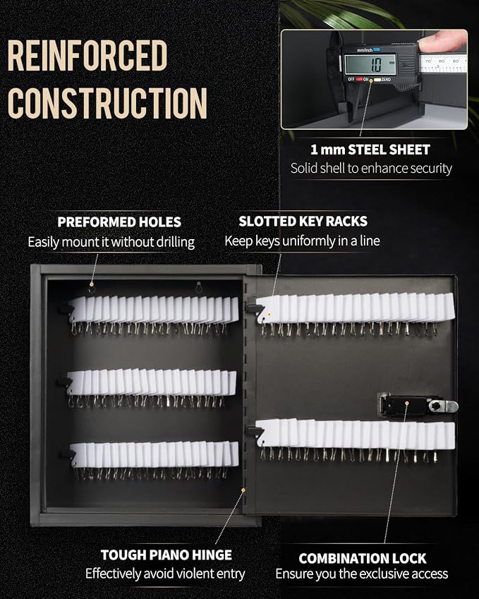 Uniclife 100 Position Slotted Key Cabinet - Image 7
