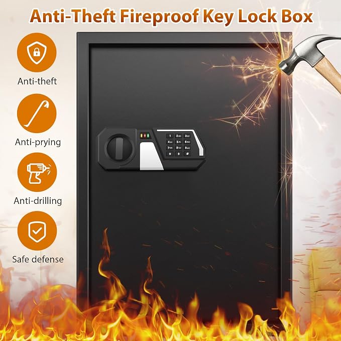 144 Keys Fireproof Cabinet Safe - Image 9