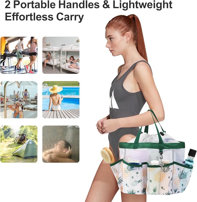 F-color Mesh Shower Caddy Portable - Image 6