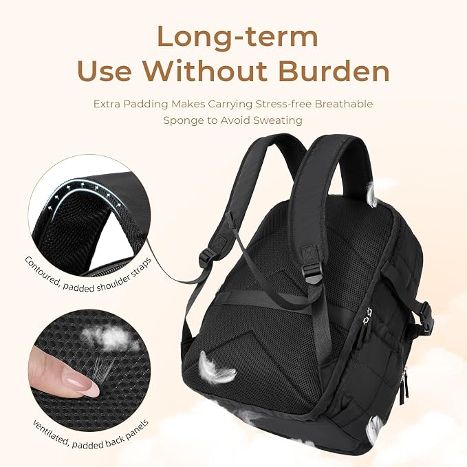 CLUCI Wrinkle-Resistant Laptop Backpack - Image 5