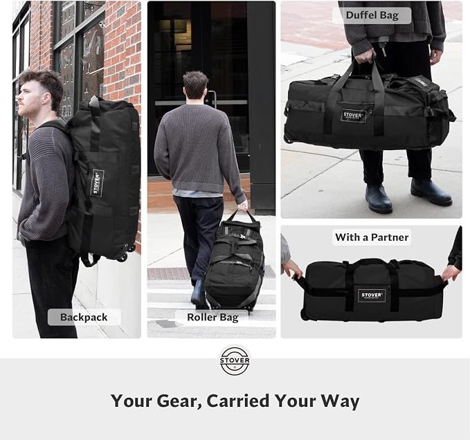 STOVER 100L Rolling Duffel Bag - Image 3