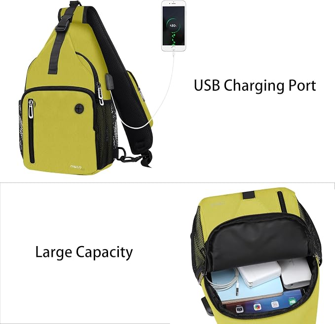 MOSISO Sling Backpack Bag, Crossbody Shoulder Bag Travel Hiking Daypack Chest - Image 2