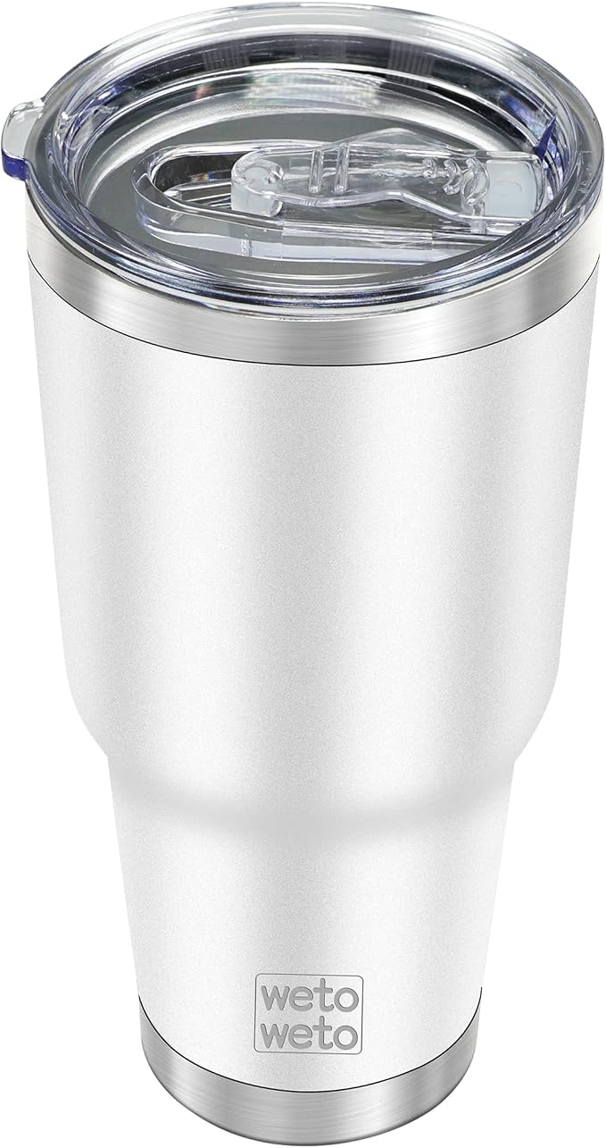 WETOWETO 30oz Tumbler, Stainless Steel Vacuum Insulated Water Coffee Tumbler Cup by Wetoweto