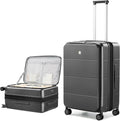 Hanke Hardside Expandable Checked Luggage, 24 Inch Top Opening Trunk Luggages by Hanke