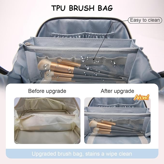 BOYATU Travel Makeup Bag Cosmetic Bags - Image 3