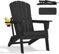 Folding Adirondack Chair, Ergonomic Extended Backrest, HDPE All-Weather by nevilywood