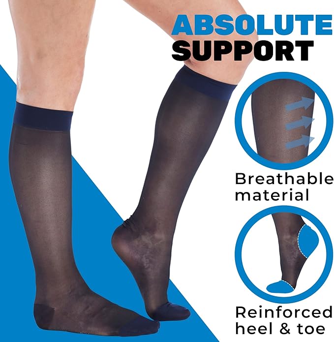 Made in USA - Sheer Compression Stockings - Image 4