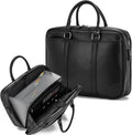 Accordian File Organizer with Handle, 15.6 in Laptop Bag Portable Document by BICOHIOH