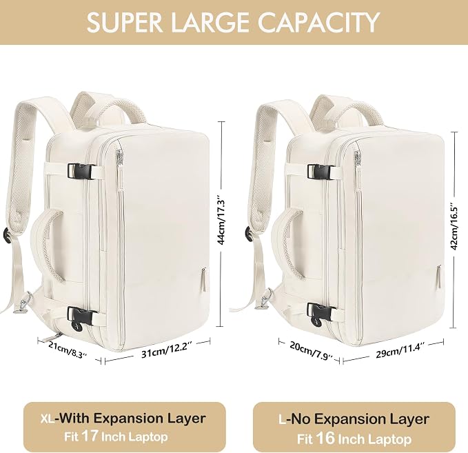 Beraliy Travel Backpack Airline Approved, Carry on Backpack, 16 Laptop Backpack - Image 7