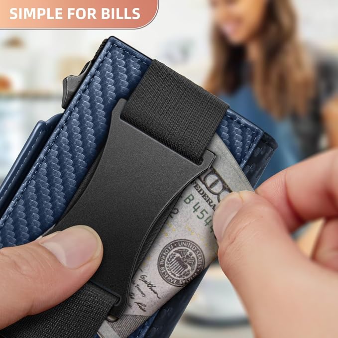 BULLIANT Men Wallet Gift Boxed, Slim Front Pocket Wallet Money Clip Card Holder - Image 6