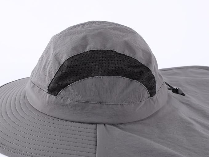 Home Prefer UPF 50+ Sun Hats for Men Women Wide Brim Fishing Hat - Image 7