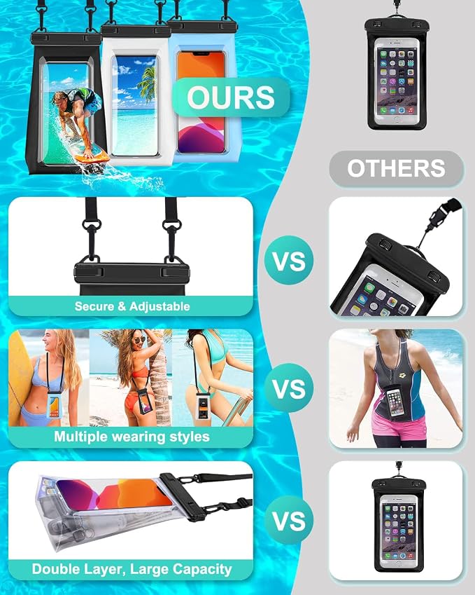 Large Capacity Waterproof Phone Pouch Floating, Waterproof Bag Case - Image 8