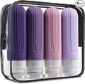 Travel Bottles for Toiletries, Tsa Approved 3oz Travel Size Containers BPA Free by Mrsdry