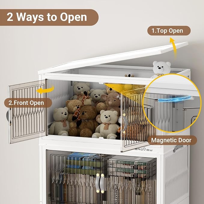 BROVIEW 500Qt Stackable Storage Bins - Image 3